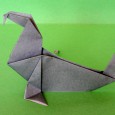 Origami sea lion