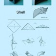 Origami seashell instructions