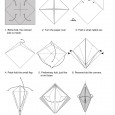 Origami simple dragon