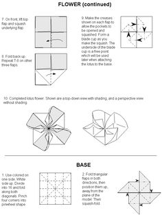 origami spinner instructions