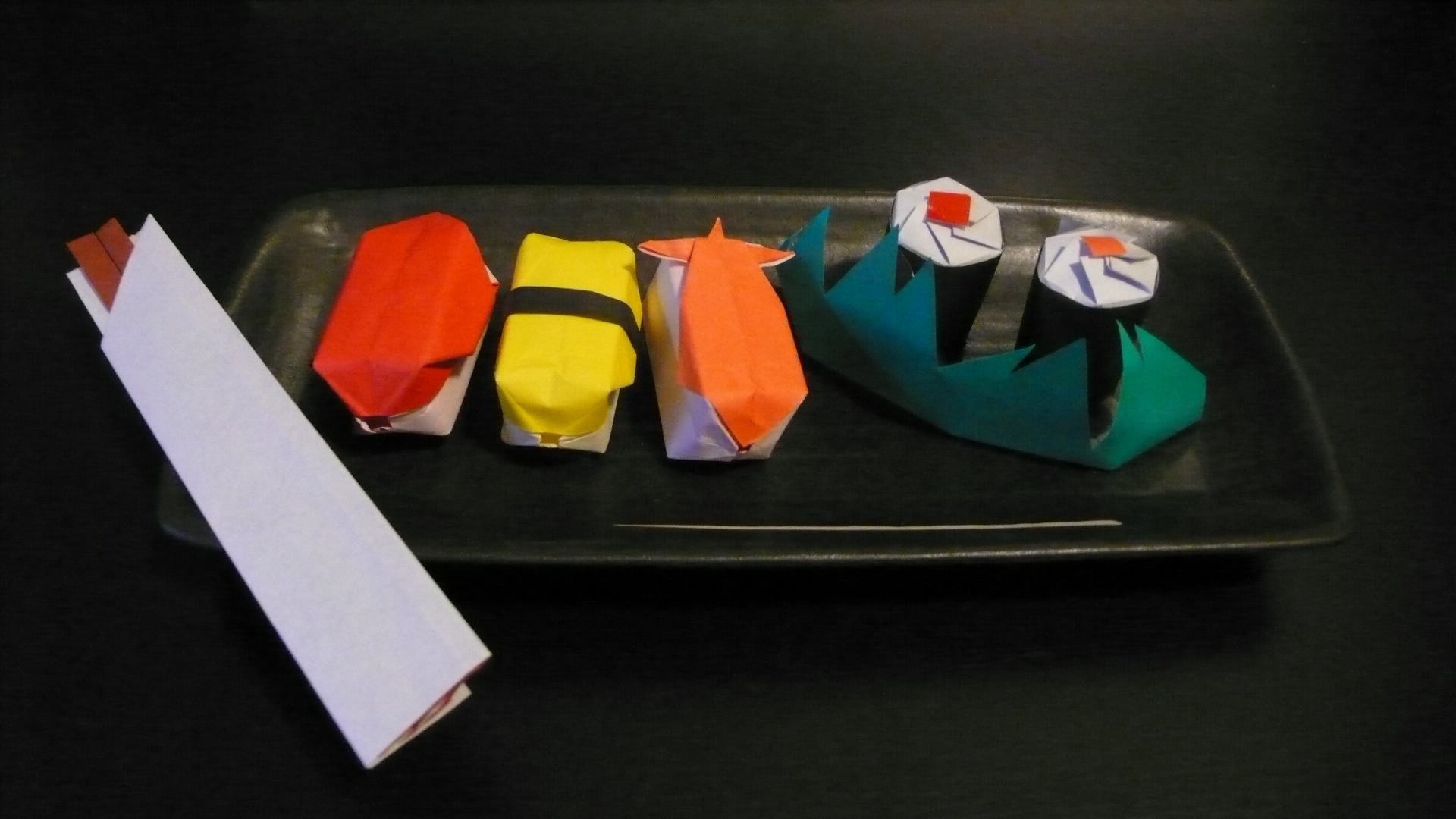 origami sushi instructions
