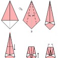 Origami swan diagram