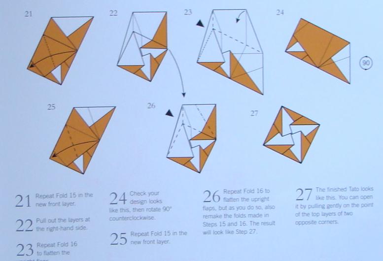 origami tato envelope
