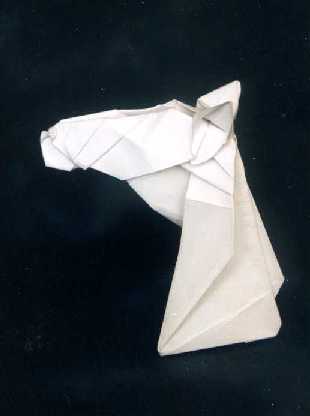 origami tete de cheval