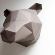 Origami tete ours