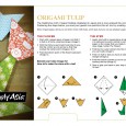 Origami tulip step by step