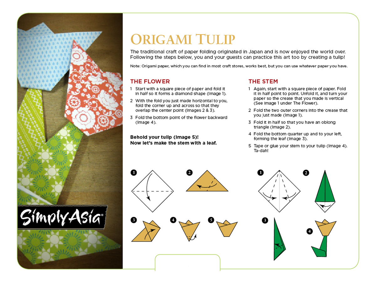 origami tulip step by step