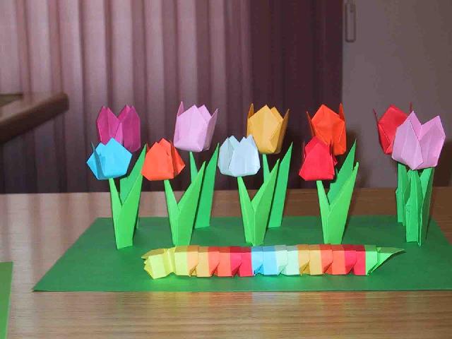 origami tulipani