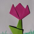 Origami tulipe facile