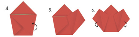 origami tulipe simple
