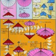 Origami umbrella folding instructions
