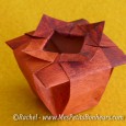 Origami vase facile