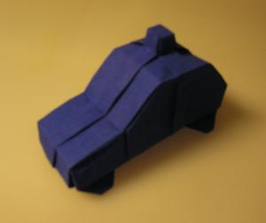 origami voiture en papier