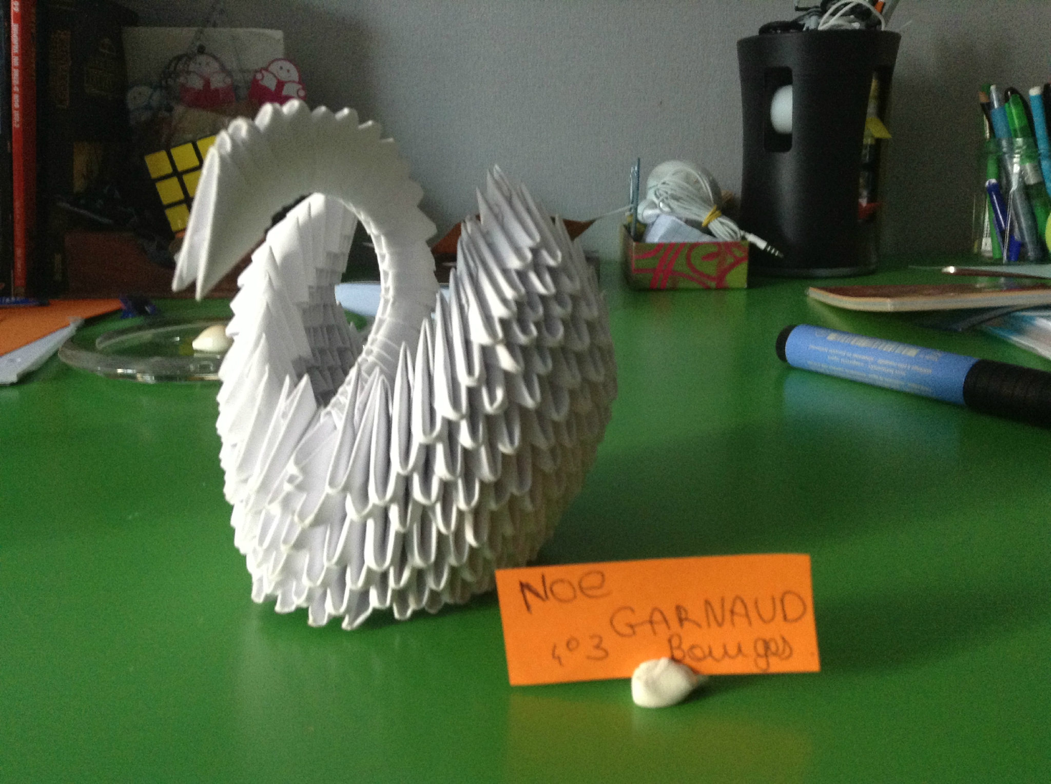 origami youtube cygne