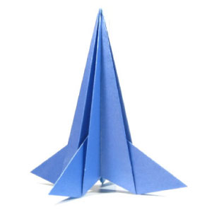 paper rocket origami