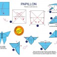 Papillon origami simple