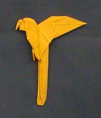 parrot origami