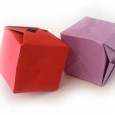 Pliage papier cube