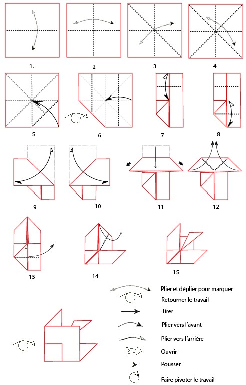 poisson origami tuto