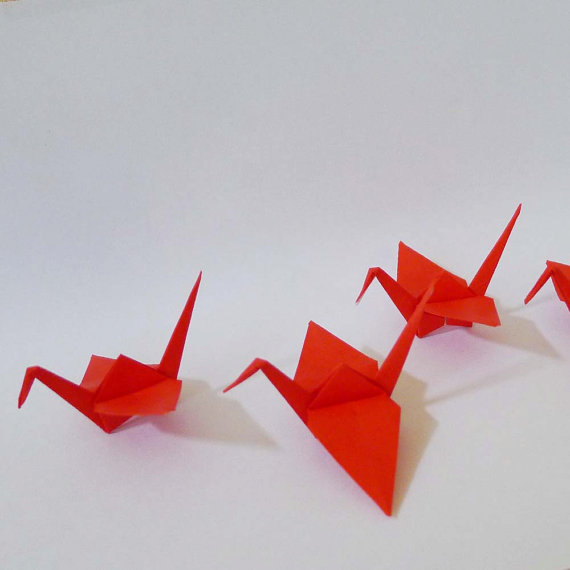 red origami