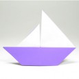 Sailboat origami
