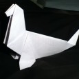 Sea lion origami