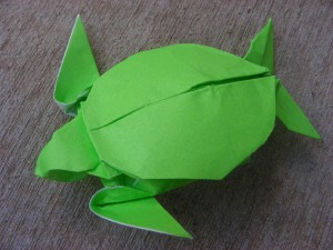 sea turtle origami instructions