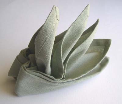 serviette origami