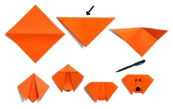 simple origami for kindergarten