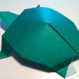 Simple origami turtle