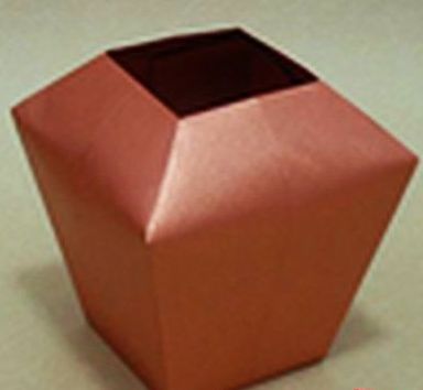 simple origami vase