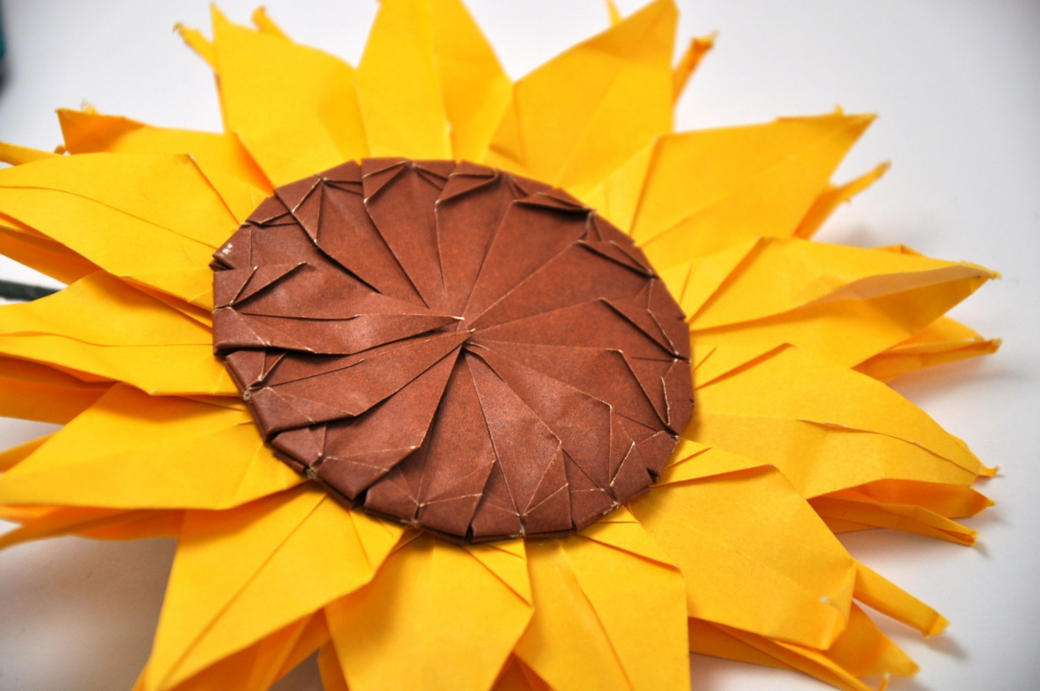 sunflower origami