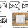 Toilet paper origami flower instructions