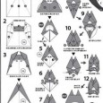 Totoro origami instructions steps