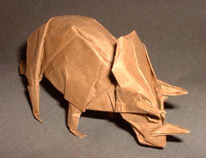 triceratops origami