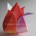 Tulip origami instructions