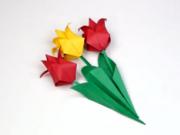 tulipany z papiera