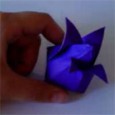 Tulipe en papier origami