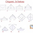Tuto bateau origami
