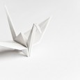 White origami