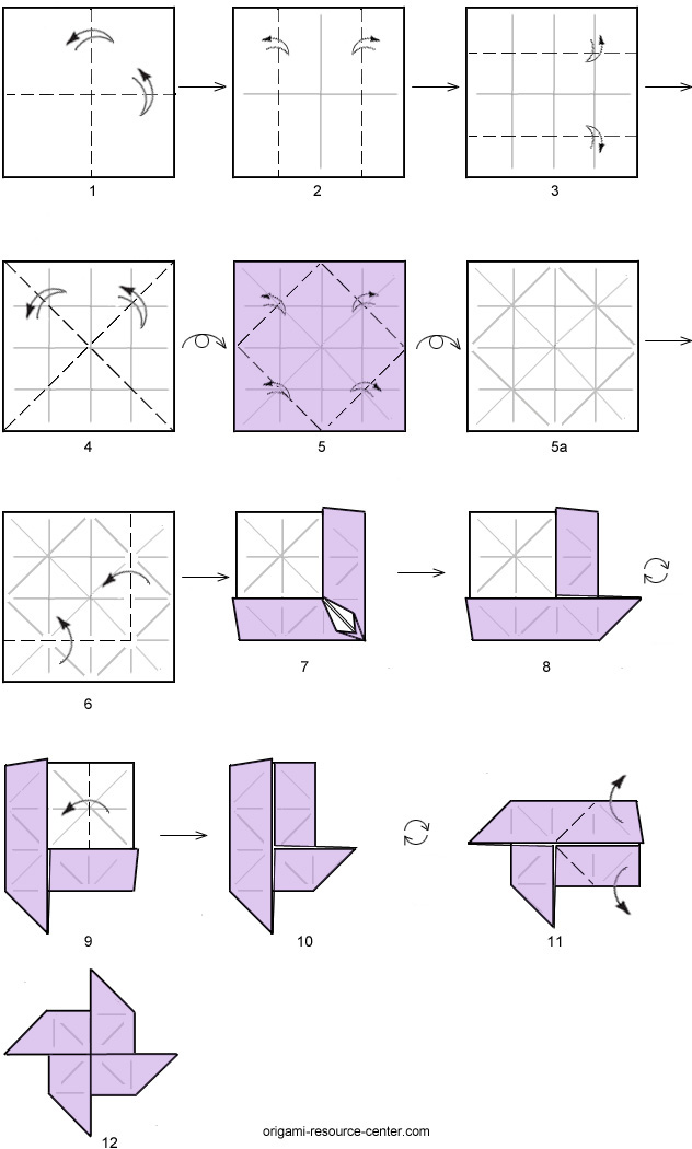 windmill origami