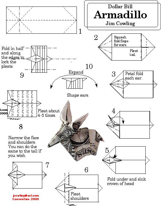 zebra origami instructions