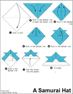 easy origami hat