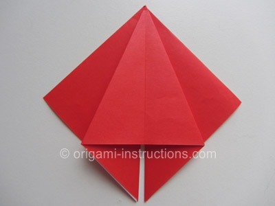 how to make a origami beating heart