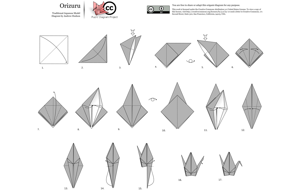 how to make an easy origami crane