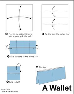 how to make an origami wallet