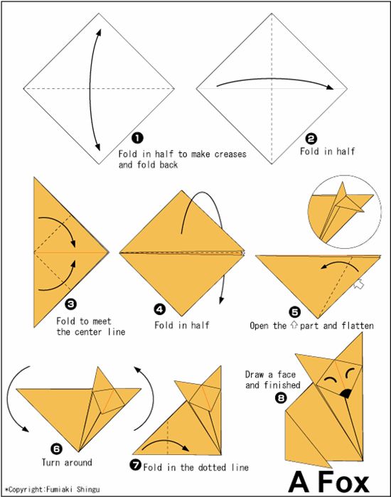 how to make easy origami animals