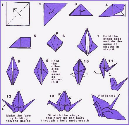 how to make origami crane easy