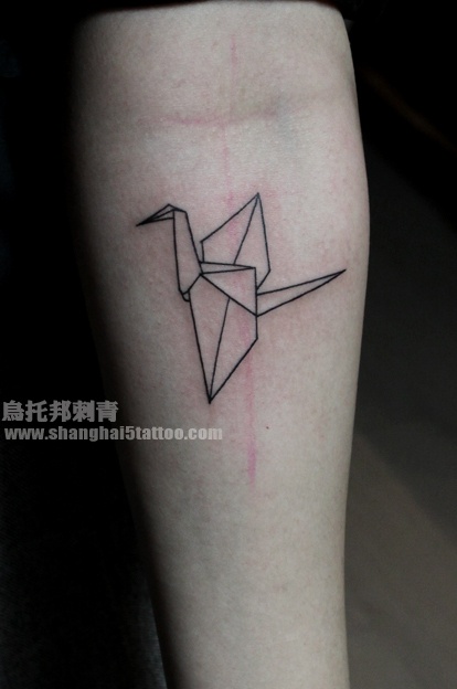 origami crane tattoo meaning