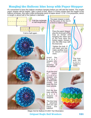 origami magic ball easy